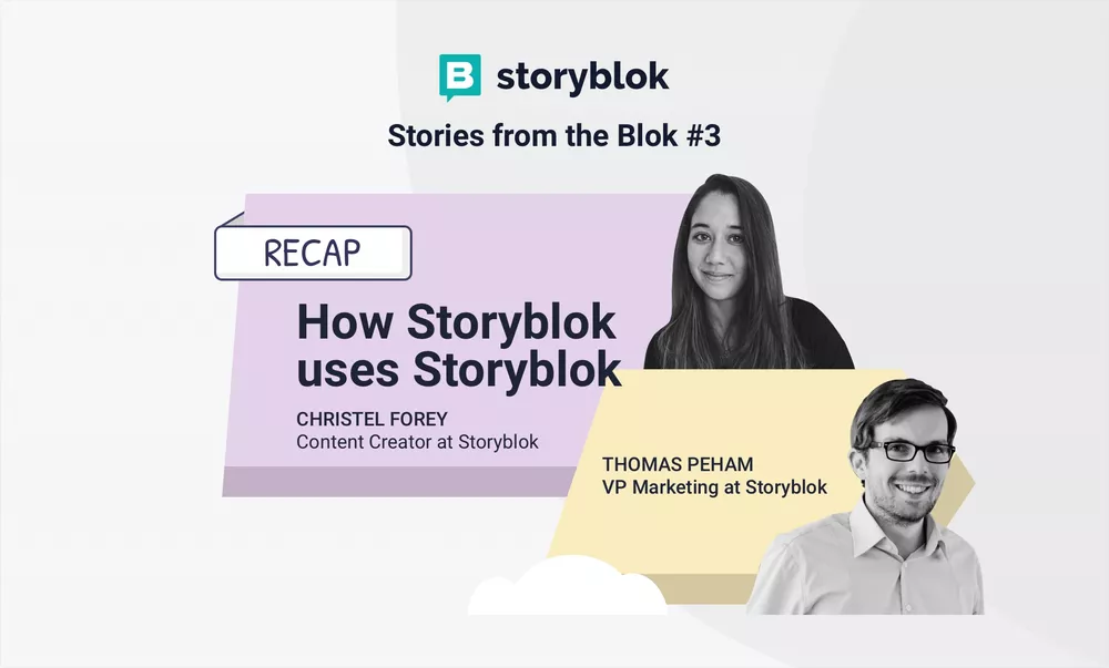 SftB#3 Recap: How Storyblok Uses Storyblok: A Content Marketing Year In Review