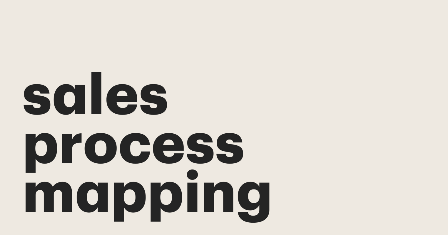 How to create a sales process map for your sales team