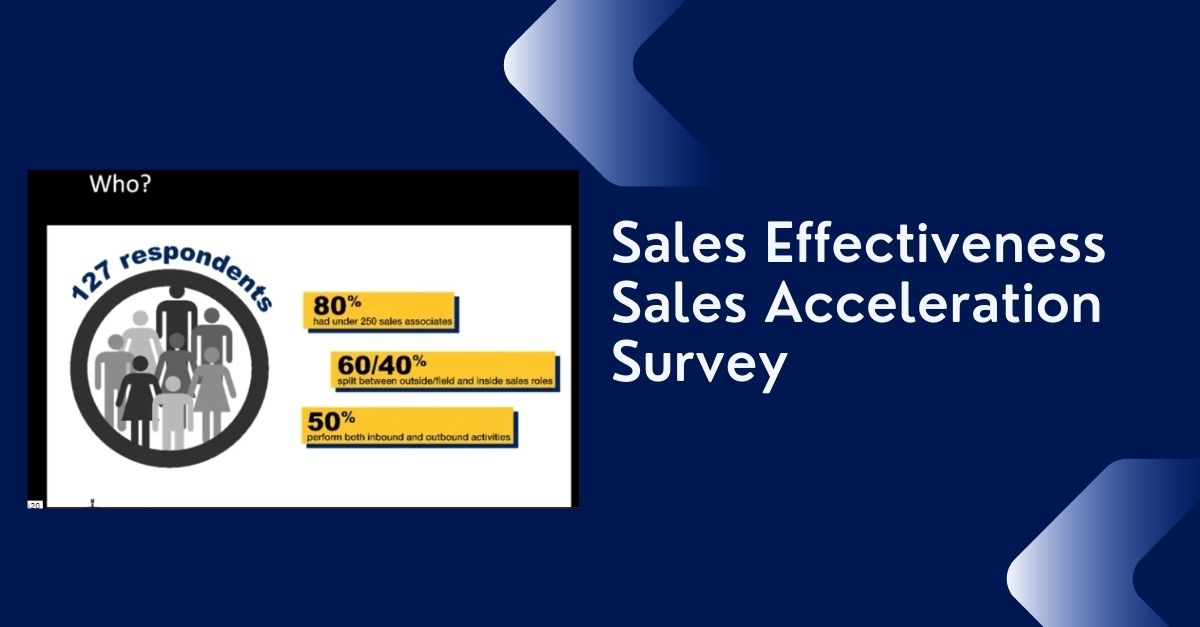 Sales Effectiveness Trends: 2016 Update