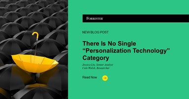 There Is No Single "Personalization Technology" Category