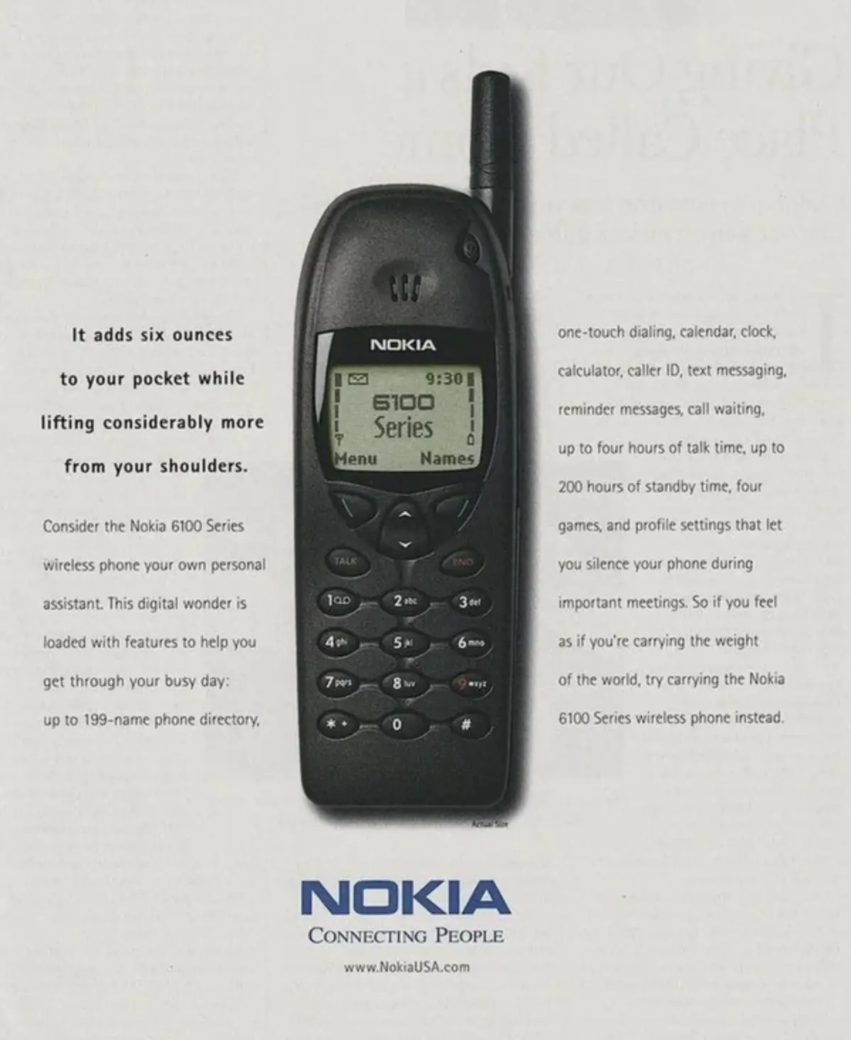 Nokia "Personal Assistant" Phone Ad - Swipe File