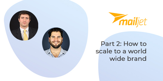 V-cast: How to scale to a world wide brand - Mailjet • VBOUT