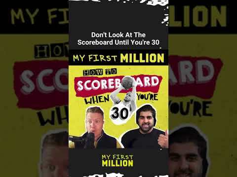 Don't Look At The Scoreboard Until You're 30 #shorts