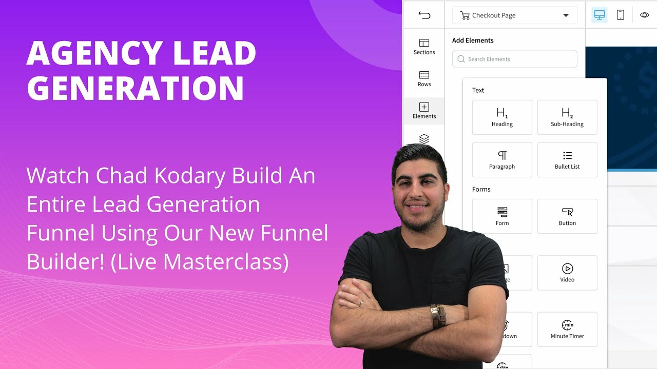 Watch Me Build An Entire Lead Generation Funnel Using Our New Funnel Builder!