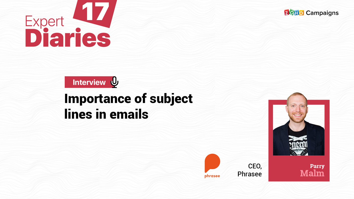 Importance of subject lines in emails - Zoho Blog