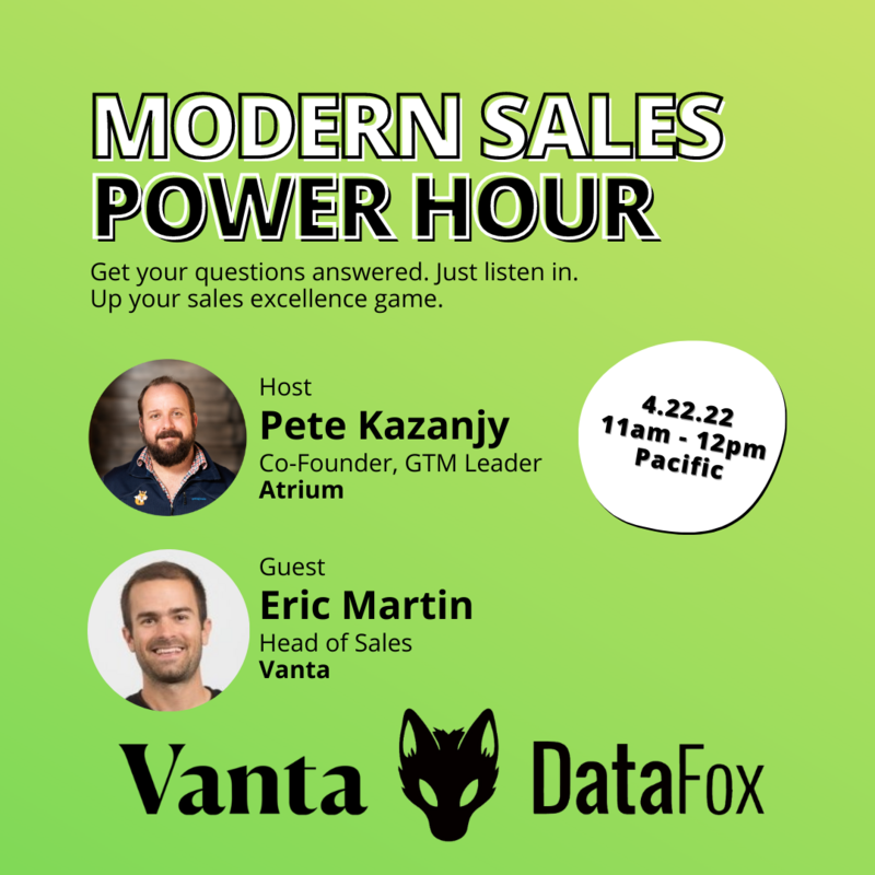 Modern Sales Power Hour with Eric Martin