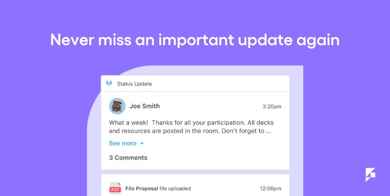 Filo launches room activity feed