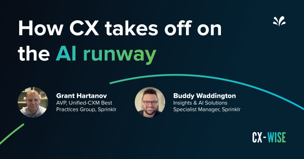 AI and the human touch: How to fly high in the customer experience sky