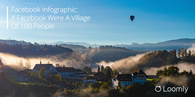 Facebook Infographic: If Facebook Were A Village Of 100 People | Loomly Blog