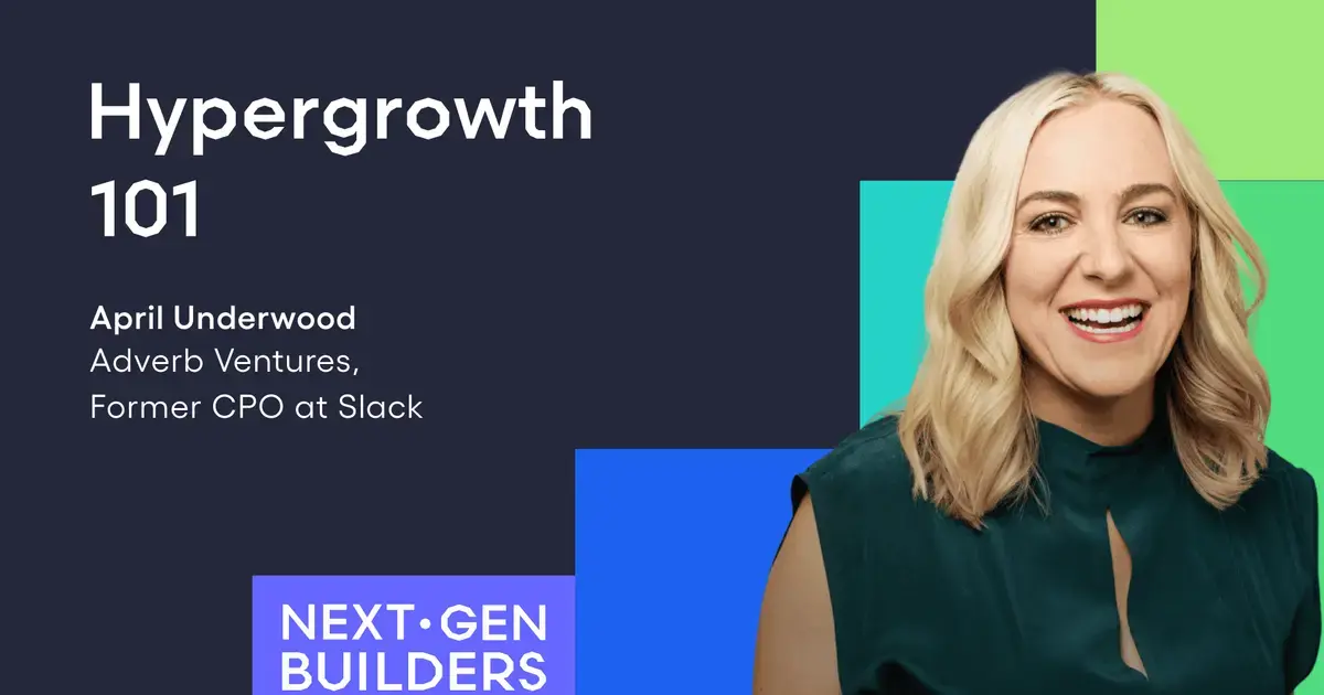 Meet the Next Gen Builder: April Underwood, Managing Director and Co-Founder, Adverb Ventures