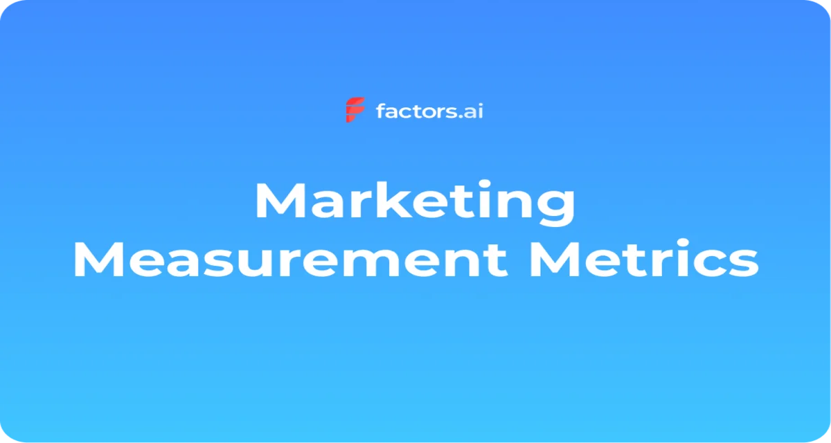 Going Beyond Status Quo Marketing Measurement Metrics