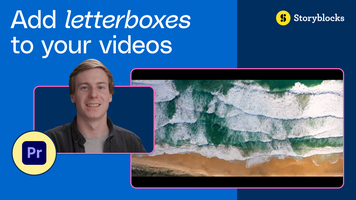 How to add cinematic black bars in Premiere Pro