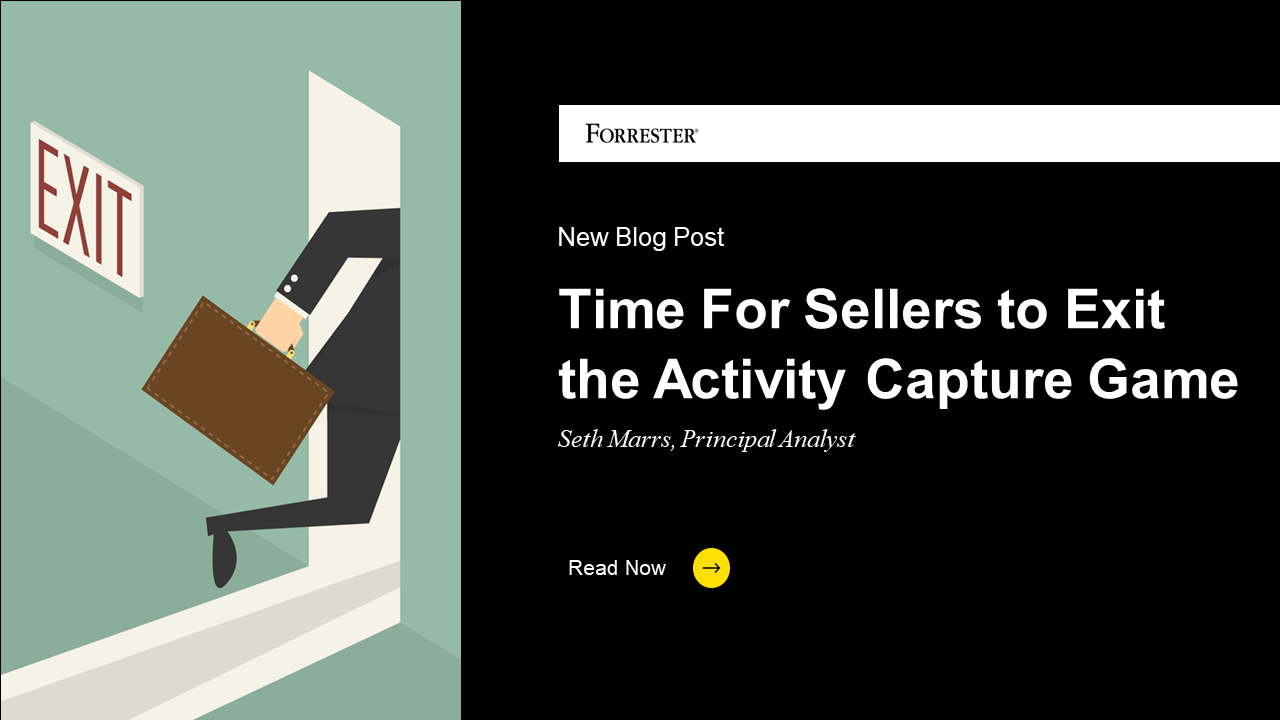 Time For Sellers To Exit The Activity Capture Game