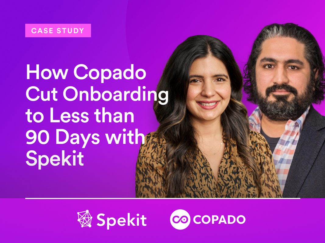 How Copado Cut Onboarding to Less than 90 Days with Spekit