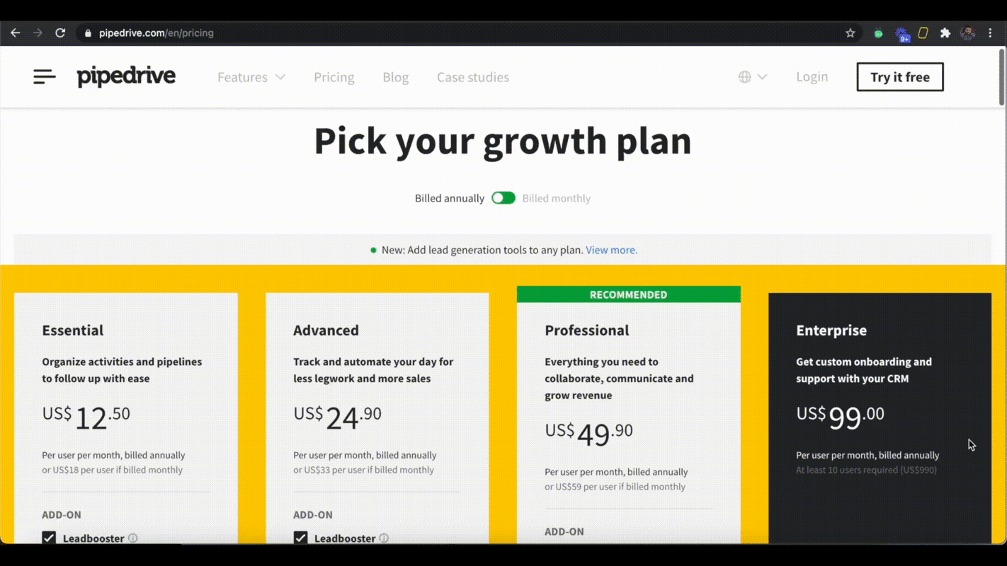 Pipedrive's Product-Led Pricing – Reprise