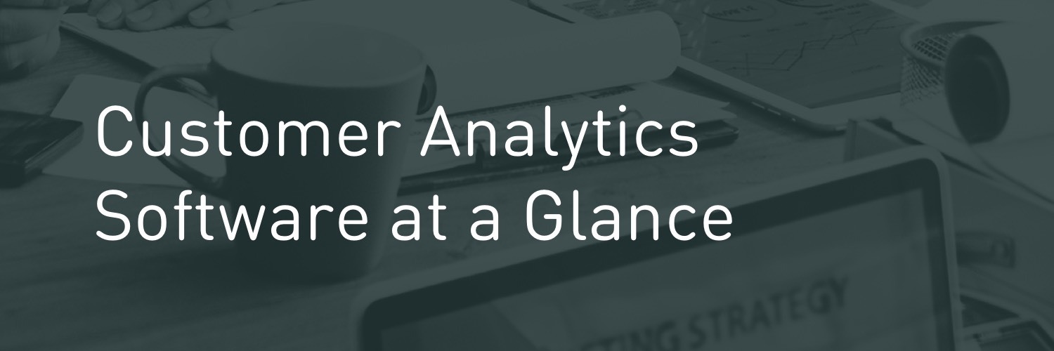 The marketer's guide to evaluating customer analytics software