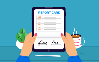 How to sign report cards online