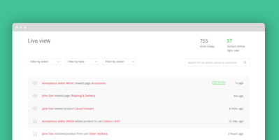 Live View Website Tracking and Abandonment Automation Now Available