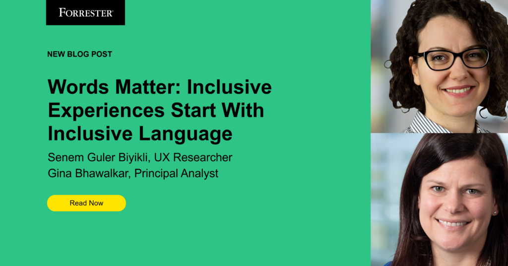 Words Matter: Inclusive Experiences Start With Inclusive Language