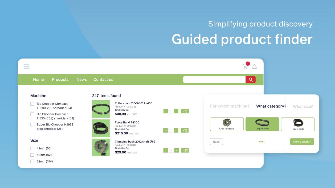 Guided Product Finder: Simplifying product discovery
