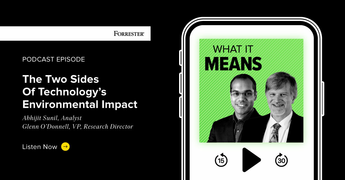 The Two Sides Of Technology's Environmental Impact