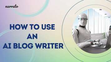 How to Use An AI Blog Writer to Create Blog Posts 2x Faster