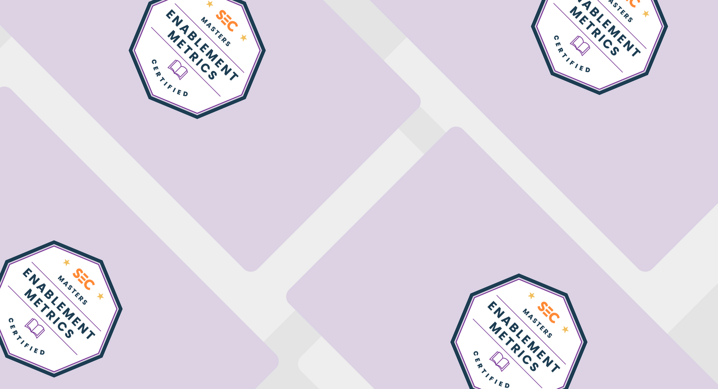 Enablement Metrics Certified: Masters | SEC