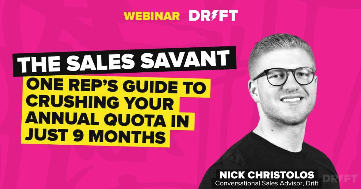 Webinar: How to Crush Your Annual Quota in 9 Months