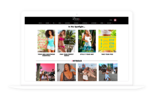 Boux Avenue showcases products with visual UGC