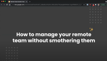 How to manage your remote team without smothering them