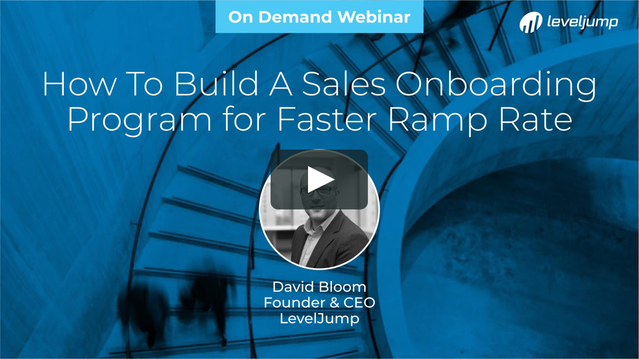 Webinar: How To Build A Sales Onboarding Program for Faster Ramp Rate