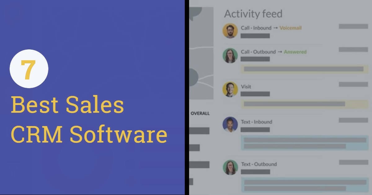 7 Best Sales CRM Software (By Category)