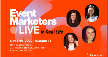 Events Marketers Live IRL Boston Panel