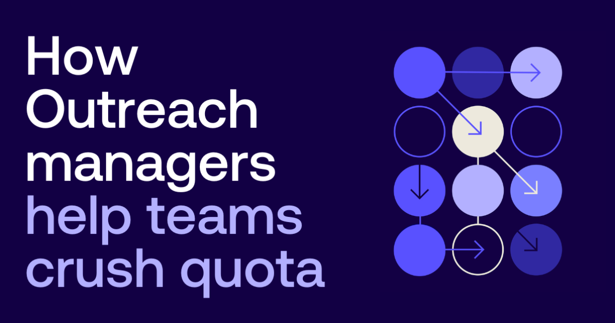 The saved view Outreach sales leaders use to help their teams crush quota