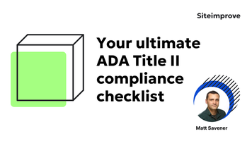 Your Ultimate ADA Title II Compliance Checklist