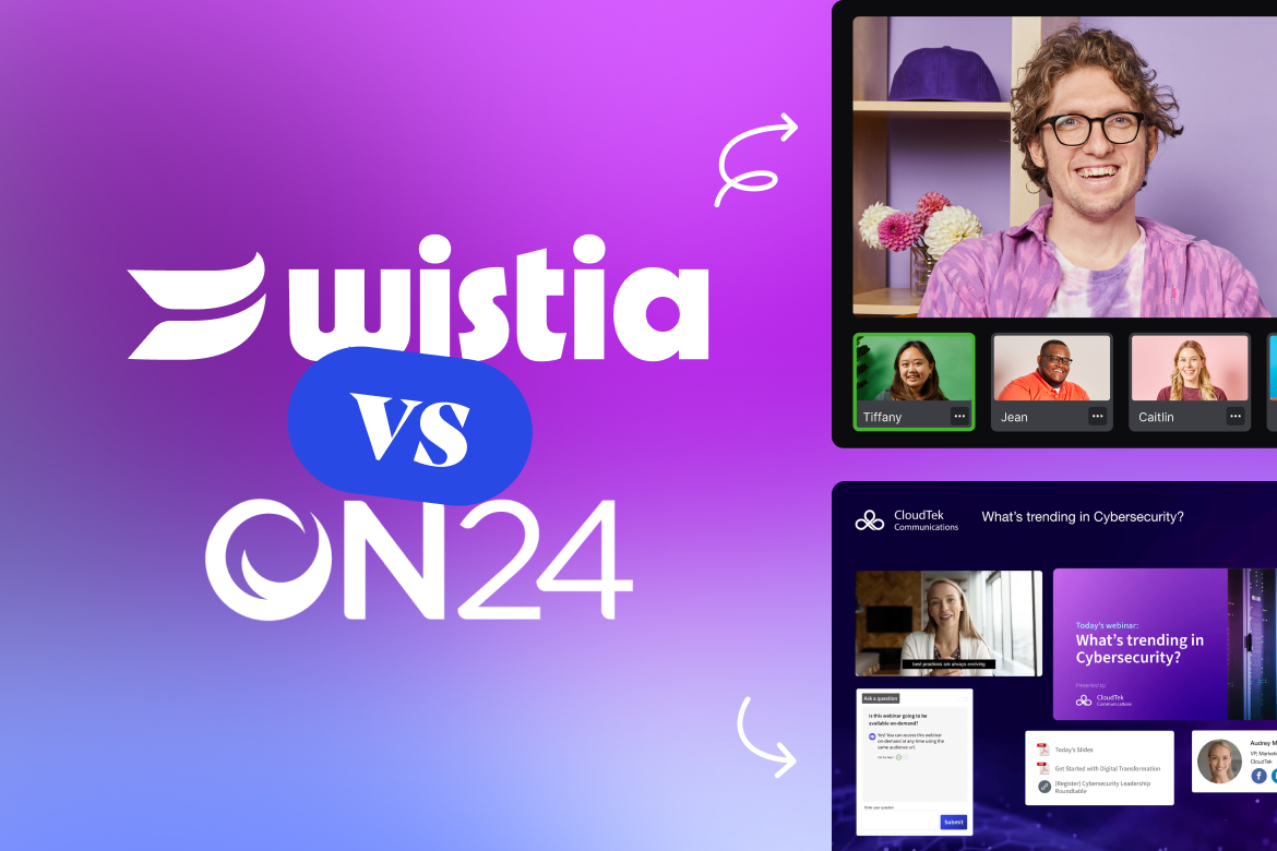 Wistia vs. ON24: Which Live Event Platform Should You Use?