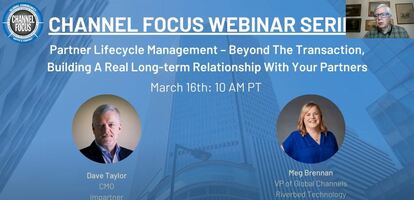 Channel Focus Webinar: Partner Lifecycle Management