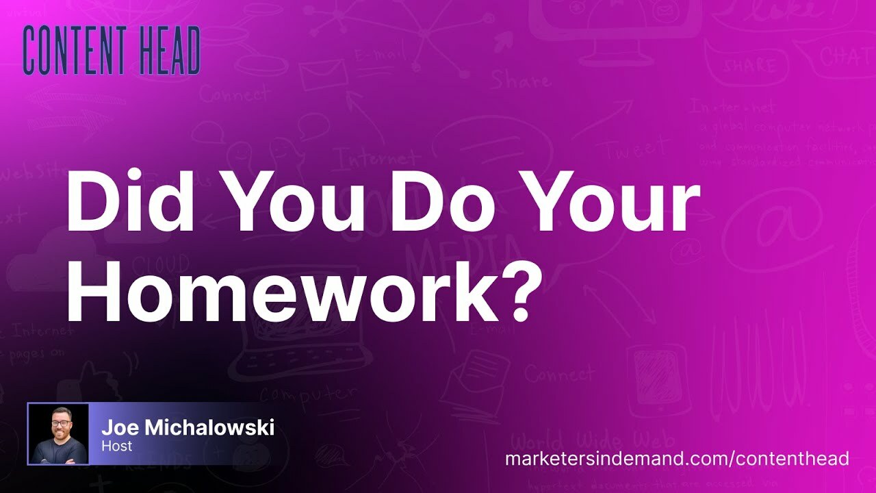 Did You Do Your Homework?