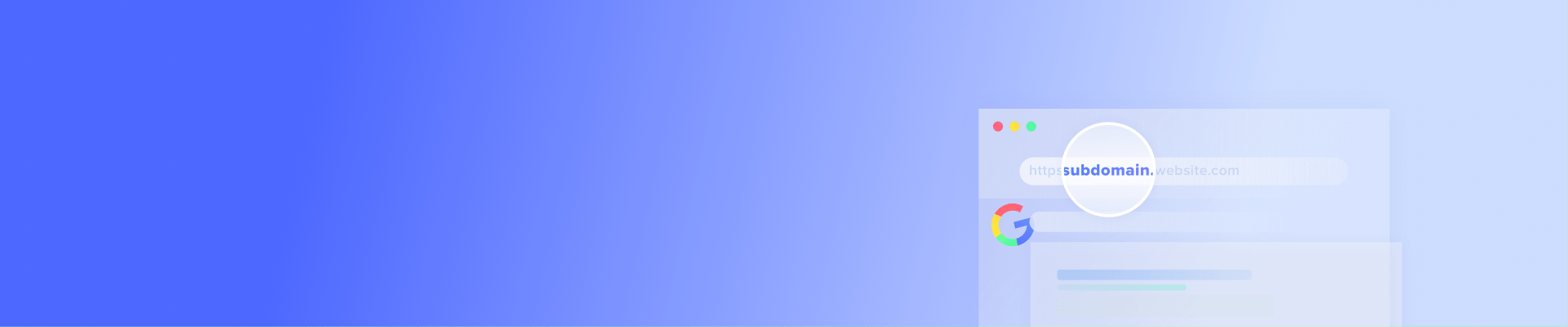 How to handle SEO for subdomains