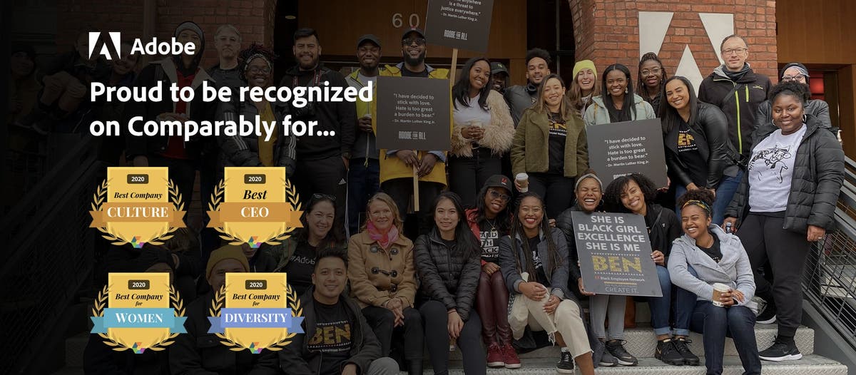 Adobe scores big on Comparably