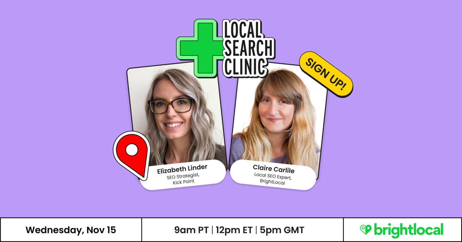 Local Search Clinic with Elizabeth Linder