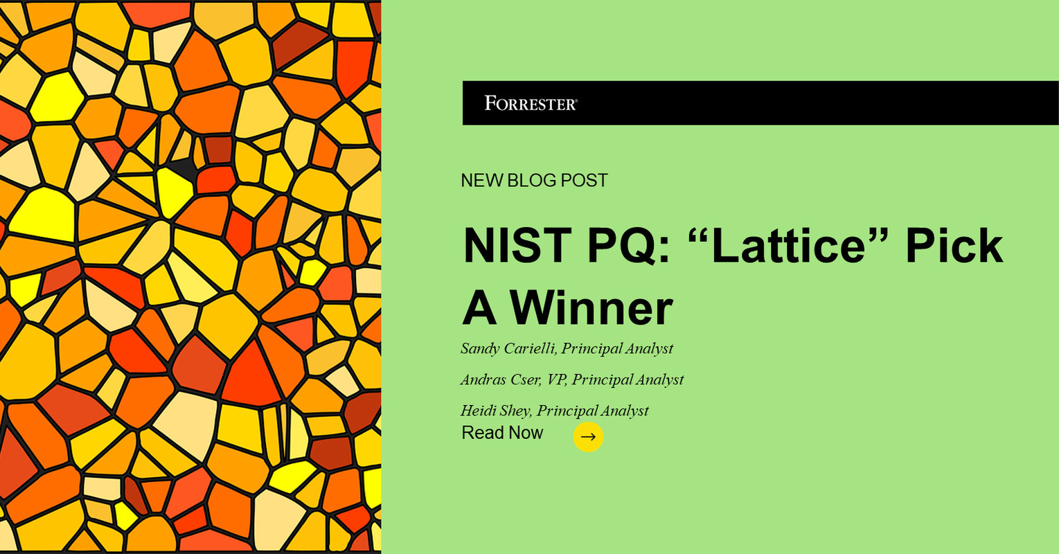 NIST PQ: "Lattice" Pick A Winner