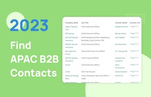 How to Find Reliable APAC B2B Contacts (Asia-Pacific Email List)