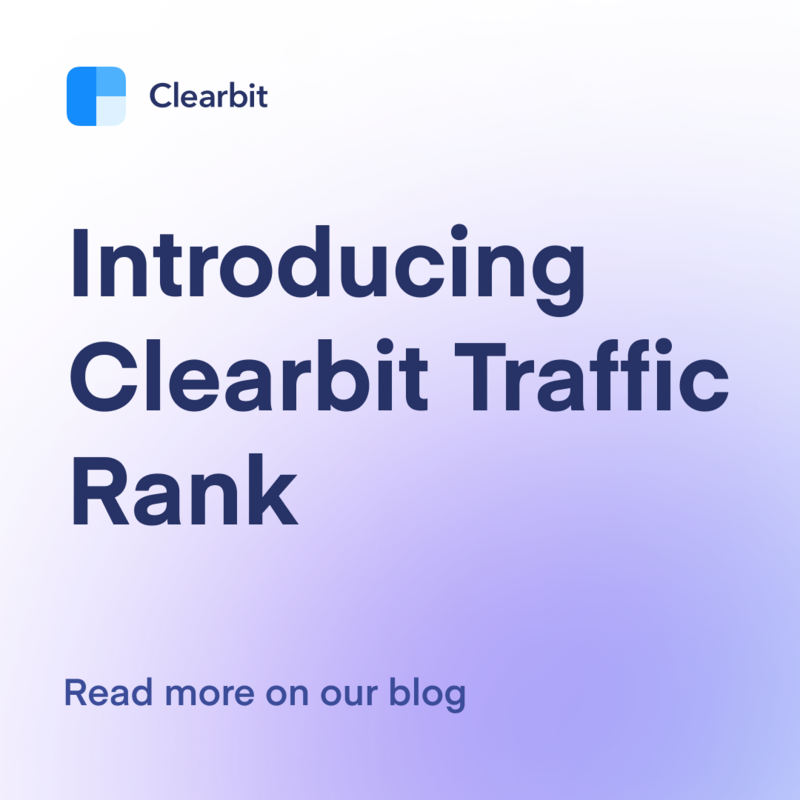 Introducing Clearbit Traffic Rank