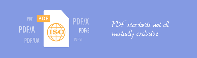 PDF standards not all mutually exclusive - Foxit PDF Blog