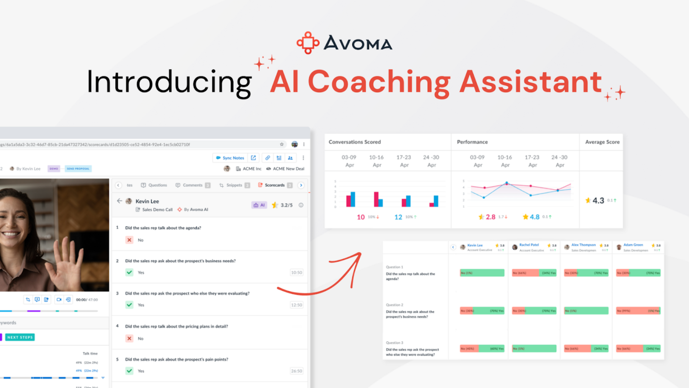Announcing AI Coaching Assistant to put Sales and Customer Success coaching on autopilot