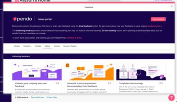 Pendo on Pendo: How we launched our ideas portal with Listen