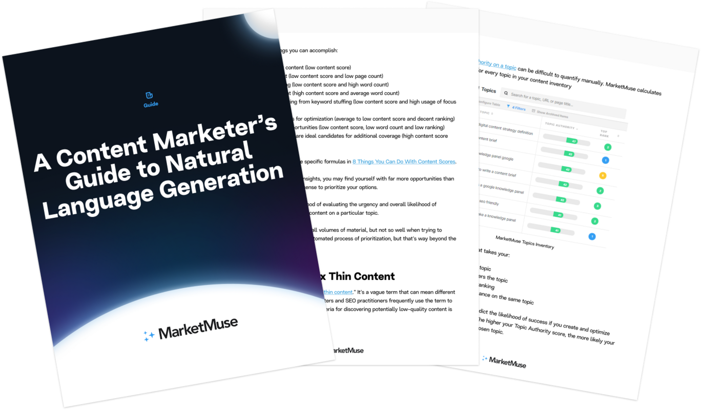 A Content Marketer's Guide to Natural Language Generation