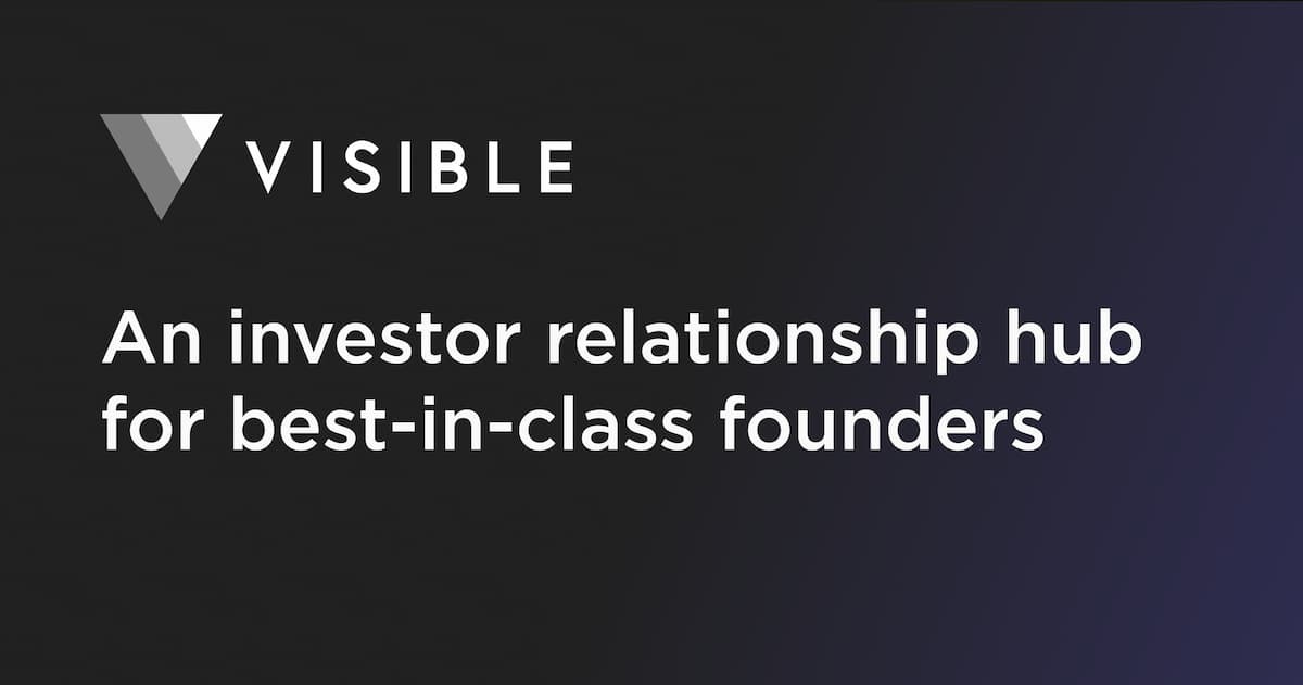 Laurel Hess Monthly Investor Update Template | Visible.vc