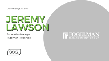 SOCi Spotlight: Fogelman Properties' Perspective on the Importance of Online Reputation